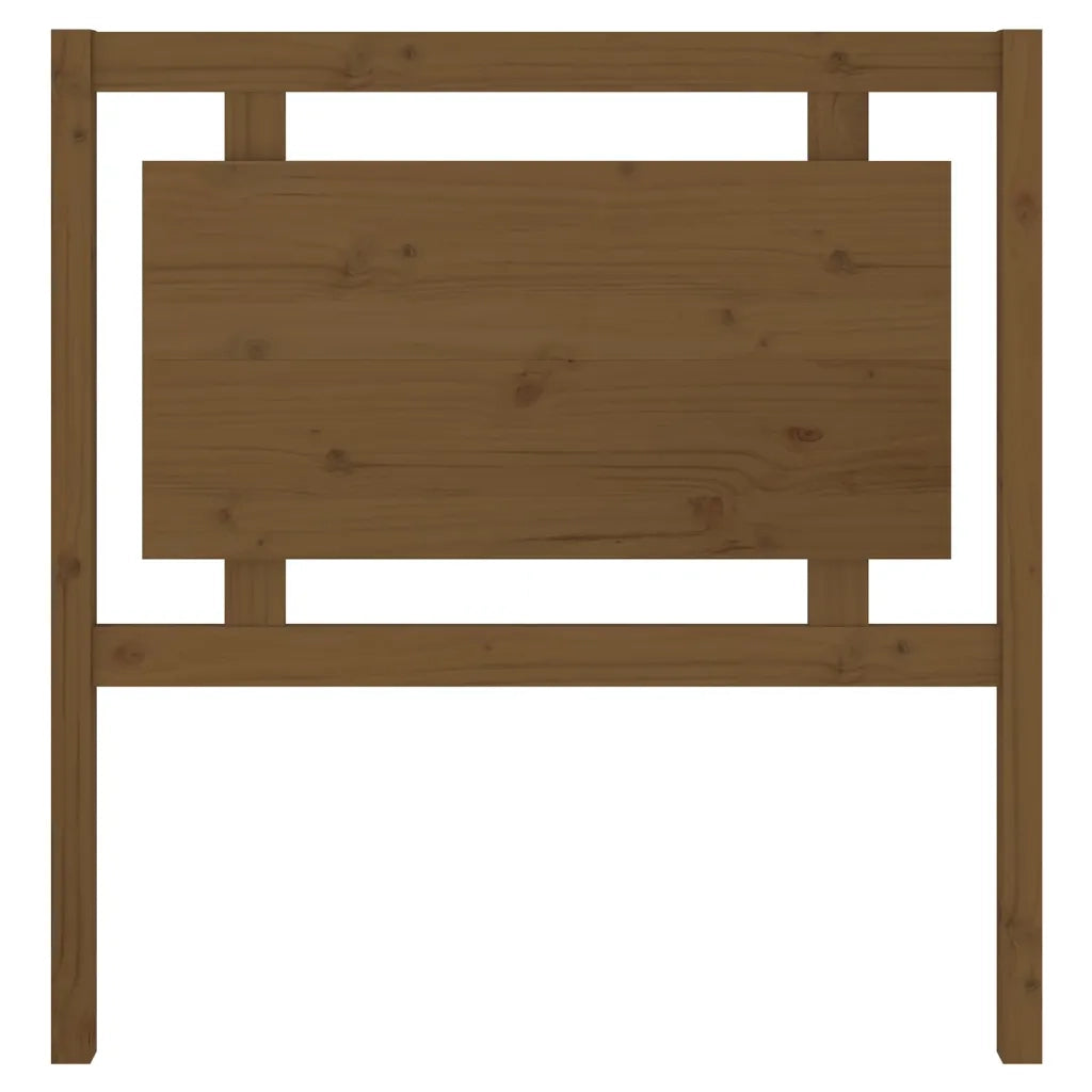 Testiera per Letto ambra 95,5x4x100cm in Legno Massello di Pino 817923
