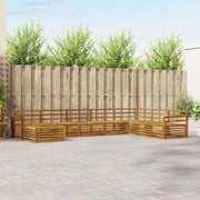 Set di divani da esterno 8 pcs Naturale