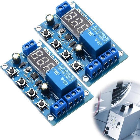 Doppio Protezione batteria DC 6-40 V programmabile - interruttore di sottovoltaggio - protezione sovravoltaggio - batteria lithium - batteria piombo-accidico.