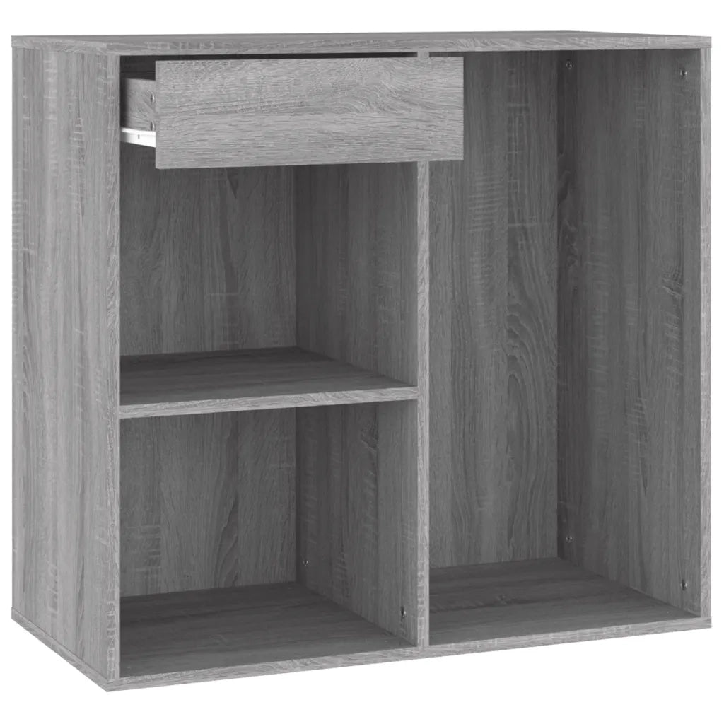Armadietto Cosmetici Grigio Sonoma 80x40x75cm Legno Multistrato cod mxl 46391