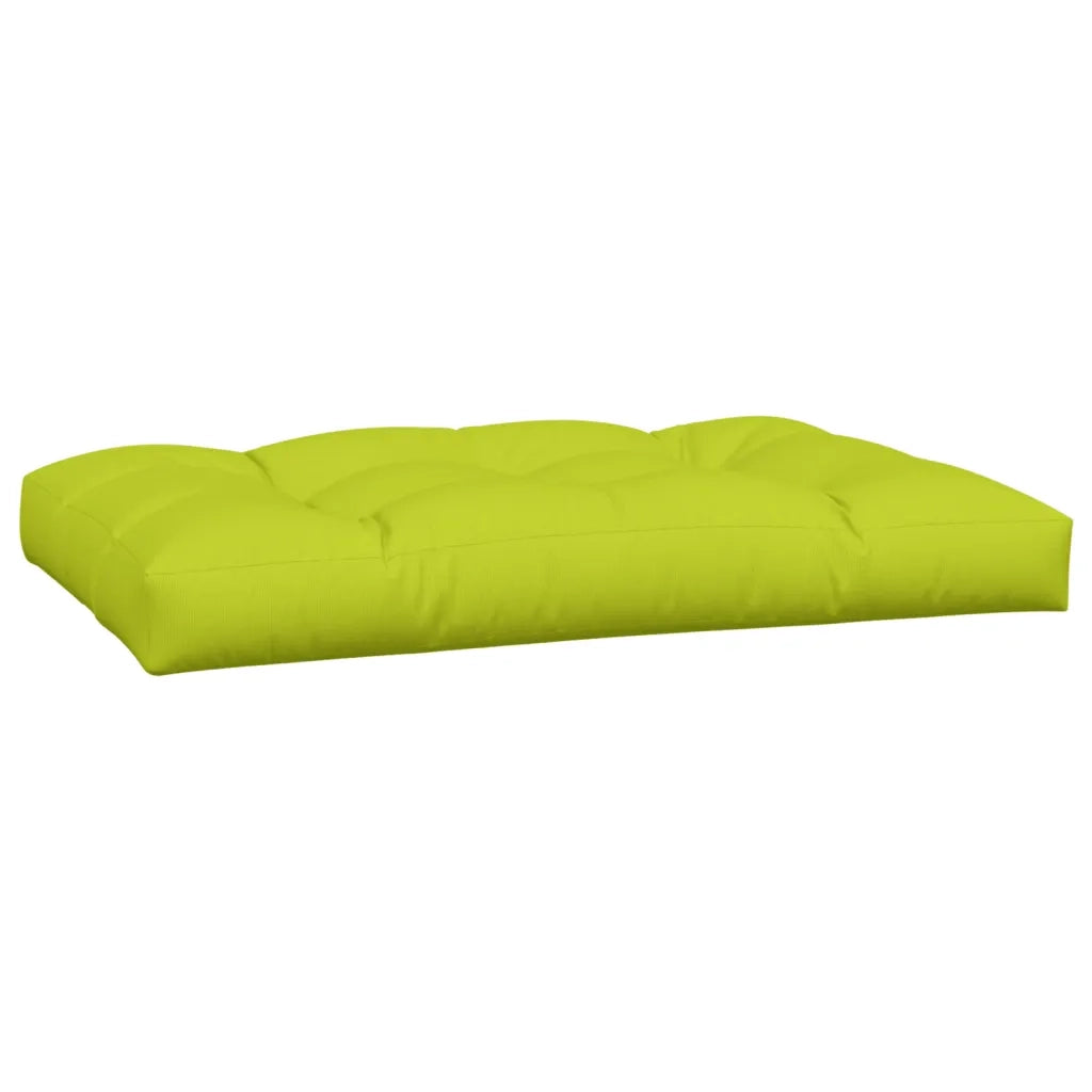 Cuscini per Divani in Pallet 2 pz Verde Intenso in Tessuto