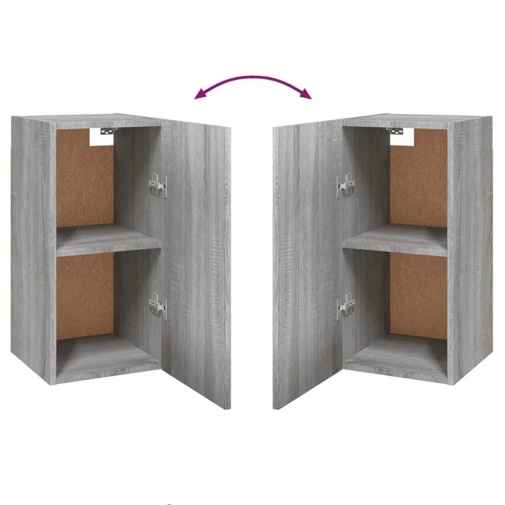 Set di Mobili Porta TV 7 pz Grigio Sonoma in Legno Multistrato cod mxl 26359