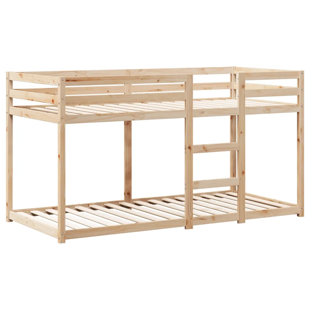 Letto a Castello senza Materasso 90x200cm Massello Pino 3282039
