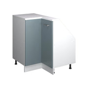 Mobile cucina angolare per sottotetto R-Line Grigio-blu/Bianco 75.6 cm con 1 porta Vicco
