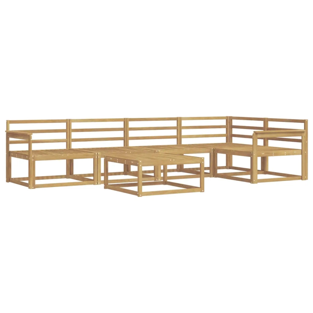 Set di divani da esterno 6 pcs Bianco 79 x 79 x 37 cm 3386468