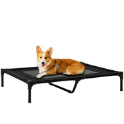 EasyComfort Brandina per Cani Grandi in Metallo e Tessuto Oxford con Borsa di Trasporto, 92x76x18cm, Nero