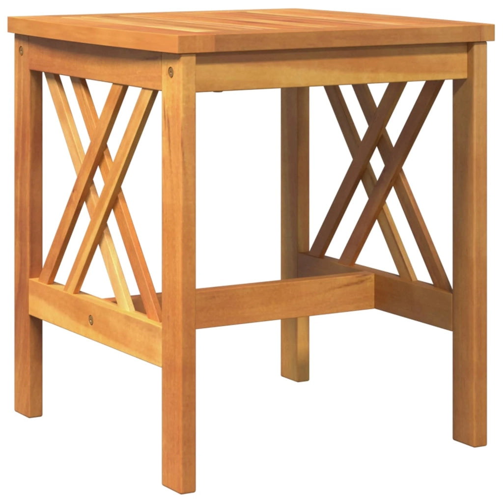 Tavolo laterale Marrone Legno massello di acacia 4106452