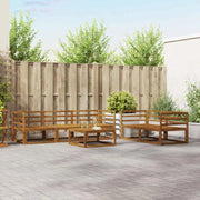 Set di divani da esterno 6 pcs Naturale