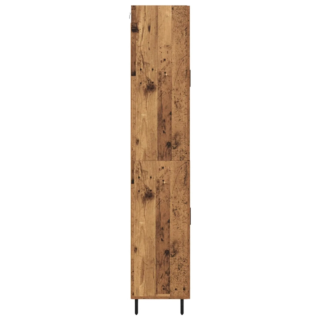 Credenza con cassetto 2 pcs Legno vecchio Legno multistrato