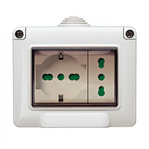 14903 Contenitore da Parete IP55 3 Moduli