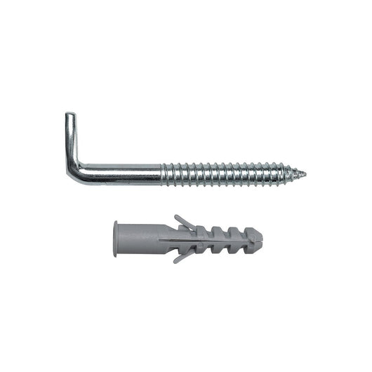 Coppia bulloni per scaldabagno con ganci e tasselli