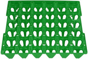 Piatti per uova 5 pezzi - Stivabile - In plastica - Contenitore per uova - Scatola per uova - Risparmio di spazio - Riciclabile