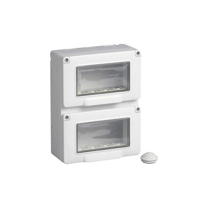 14912 Contenitore Ip55 8M 4X2 Verticale Plana