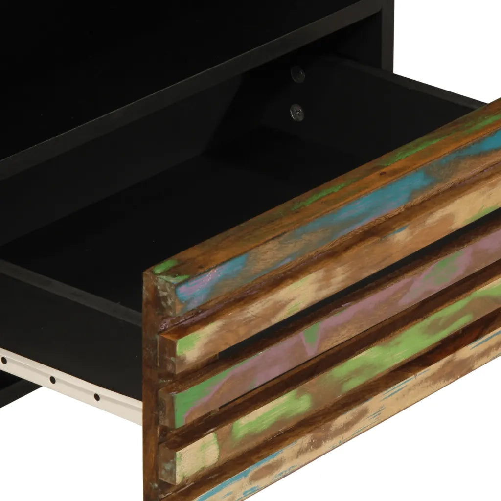 Mobile Porta TV 80x34x46 cm in Legno Massello di Acacia