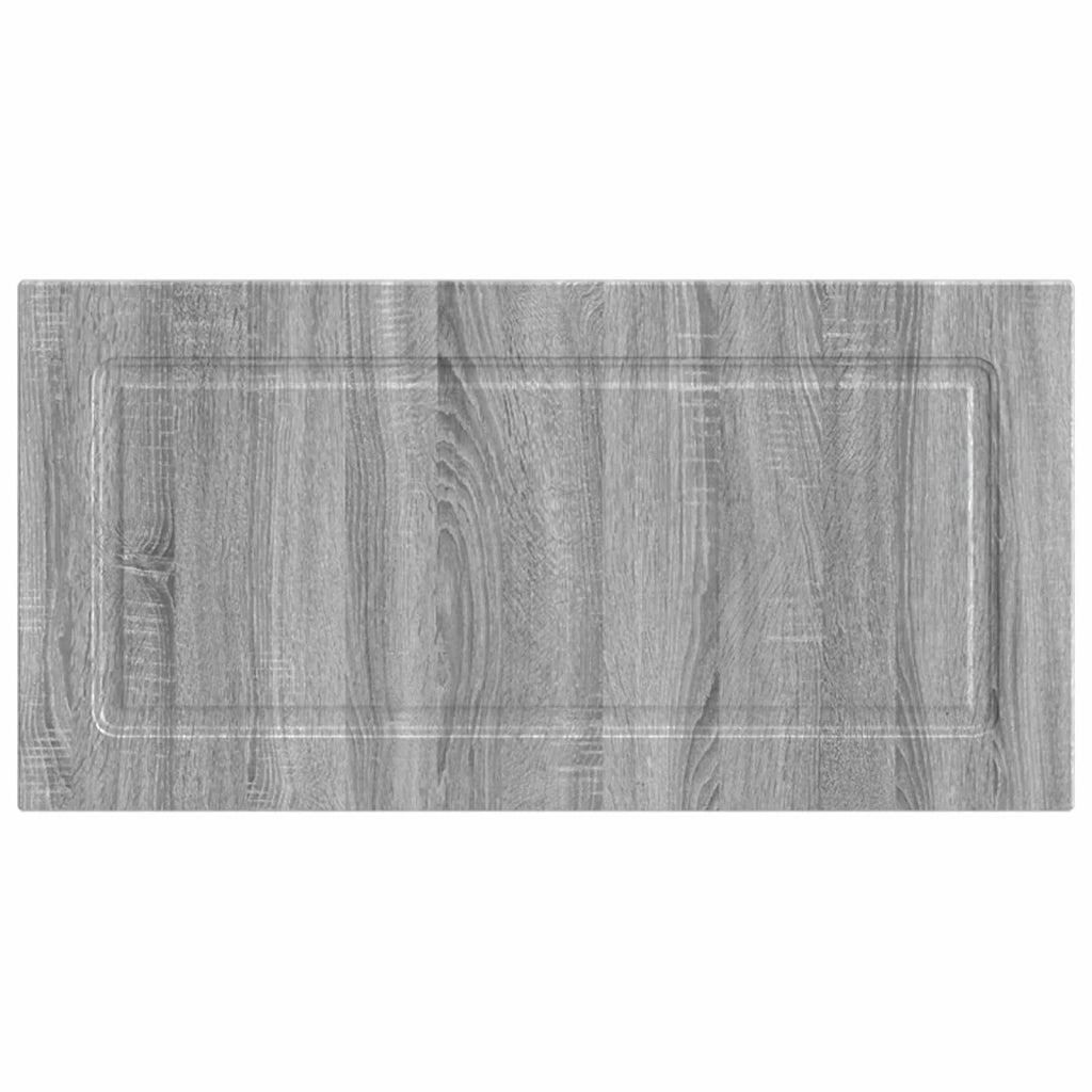 Testiera da Muro UTRECHT Sonoma grigio Legno ingegnerizzato 897861