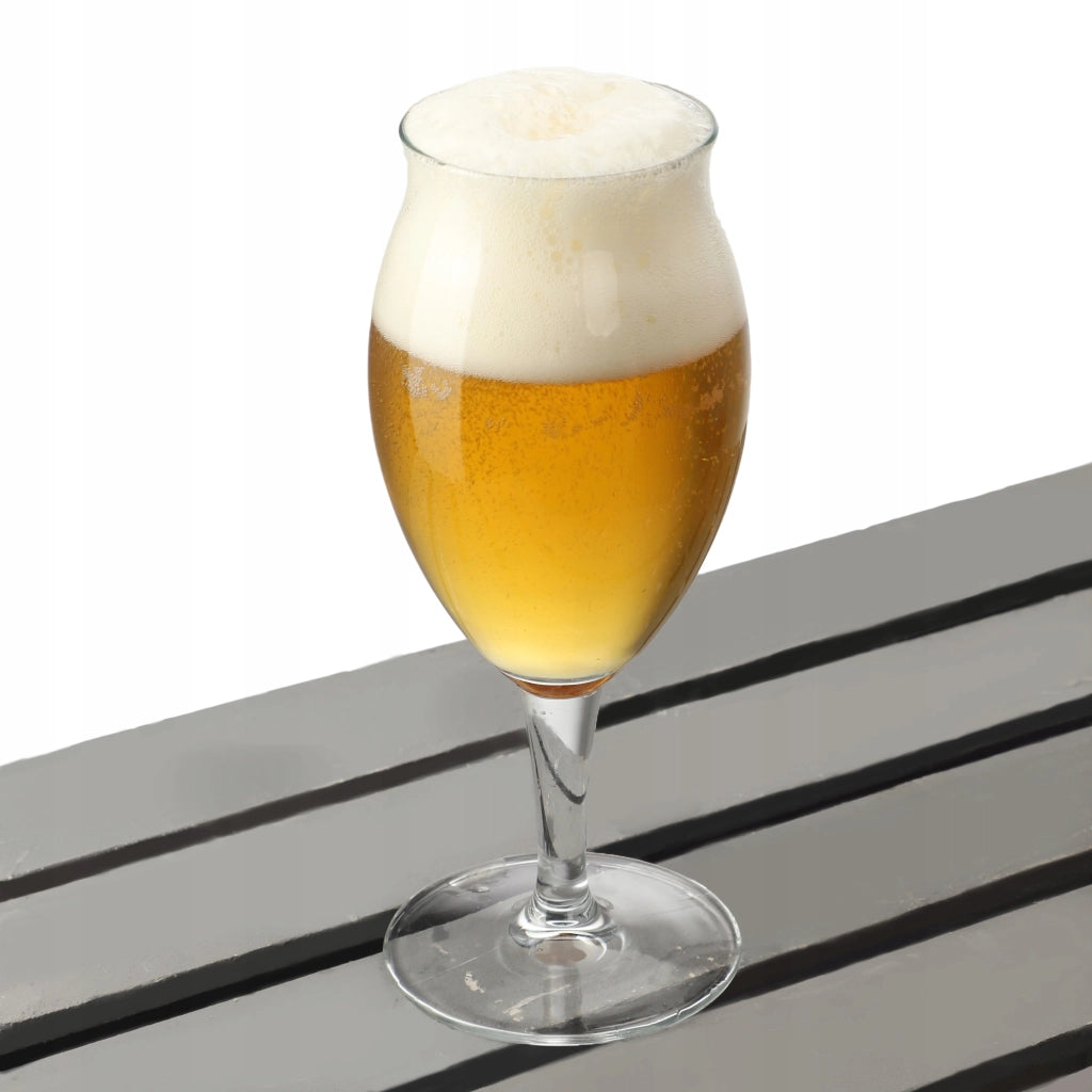 Boccale da birra KADAX, bicchiere da birra, calice alto in vetro, 410 ml, 2 pezzi