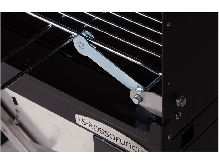 Supplemento tetto inox e griglia inox per barbecue FalA~² Rossofuoco - Tetto inox
