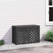 Copertura per condizionatore d'aria Nero 90 x 40 x 60 cm 865890