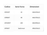 Kit porchetta con griglia e teglia raccogligrassi Rossofuoco - Serie 65