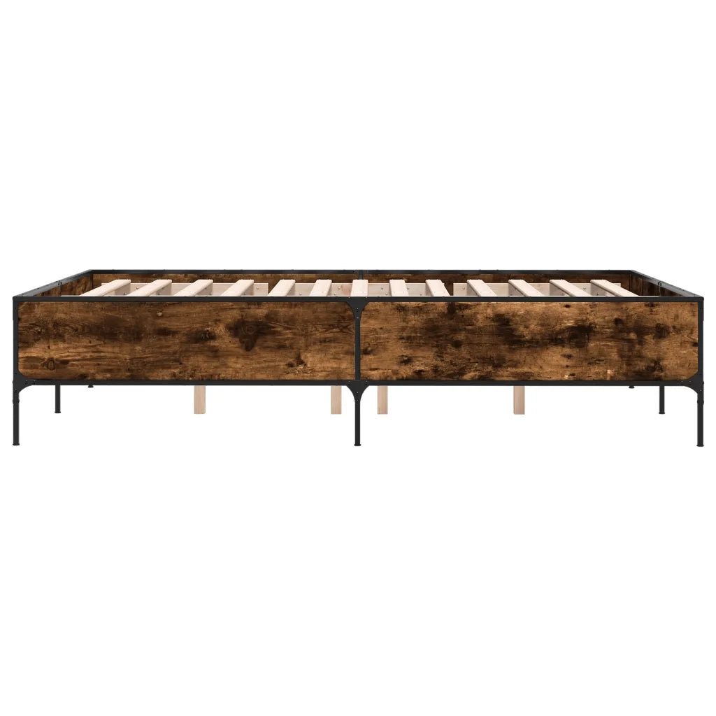 Giroletto Rovere Fumo 140x200 cm in Legno Multistrato Metallo