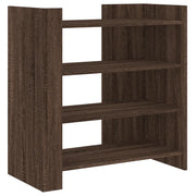 Credenza | Madia | Buffet da pranzo | Armadio da pranzo Rovere Marrone 73,5x35x75 cm in Legno Multistrato