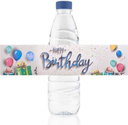 Etichette per compleanni 50 pezzi - Stickers di zucchina - Etichette di acqua - Decorazione di festa - Materiale duraturo - Progetto unico - Stickers di festa