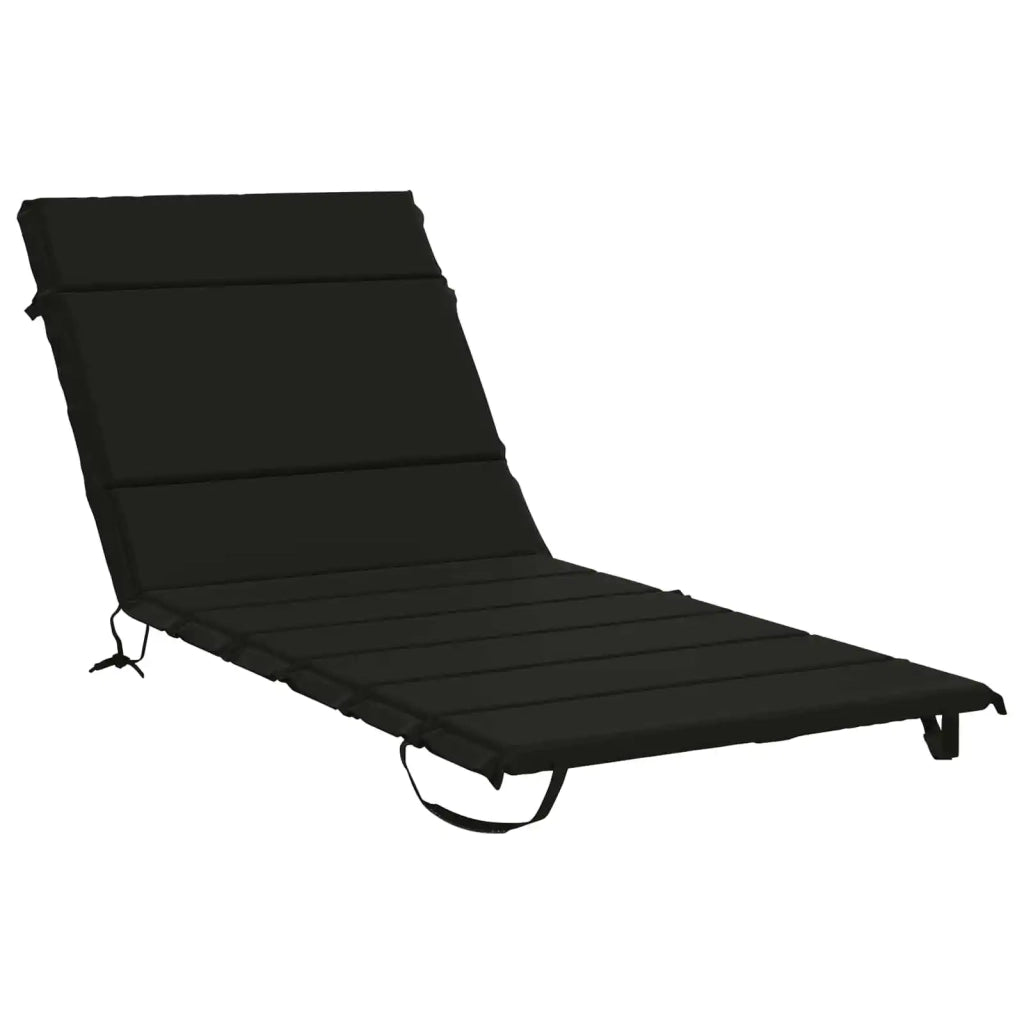 Cuscino per Lettino GEMERT 100% Poliestere Nero 200 x 80 x 3 cm 948573
