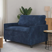 Divano Blu navy 126 x 81 x 87,5 cm Poliestere