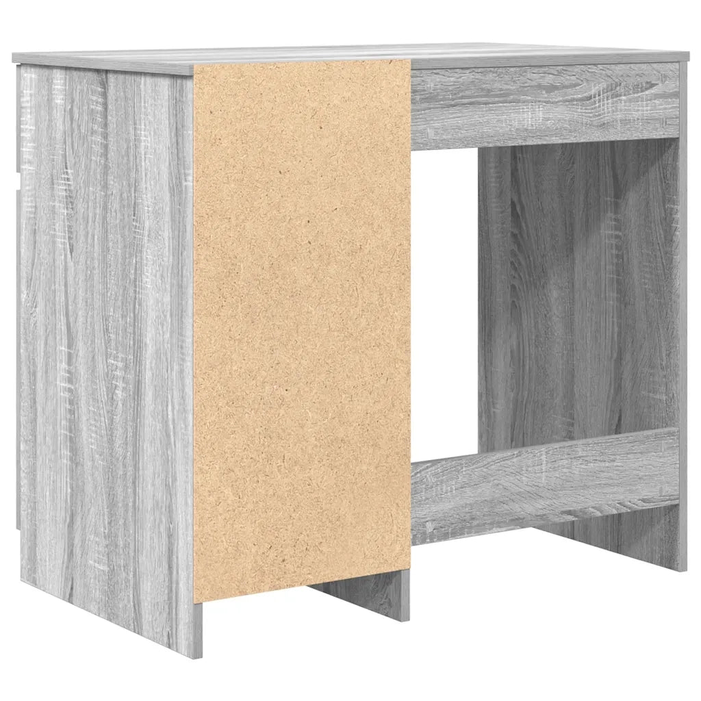 Scrivania Grigio Sonoma 86x49x76 cm in Legno Multistrato 861828