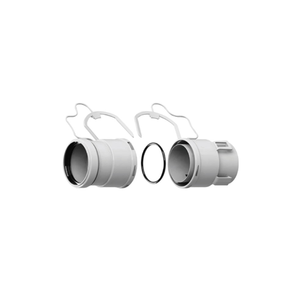 Kit adattatori per tubo flessibile con sistema antisgancio 1 maschio piã¹ 1 femmina