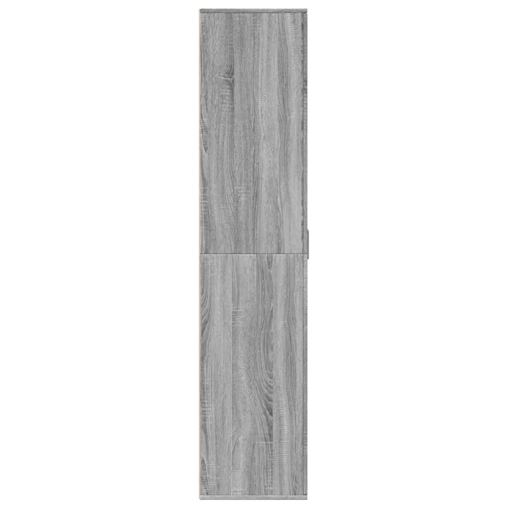 Scarpiera Grigio Sonoma 80x39x178 cm in Legno Multistrato 3276677
