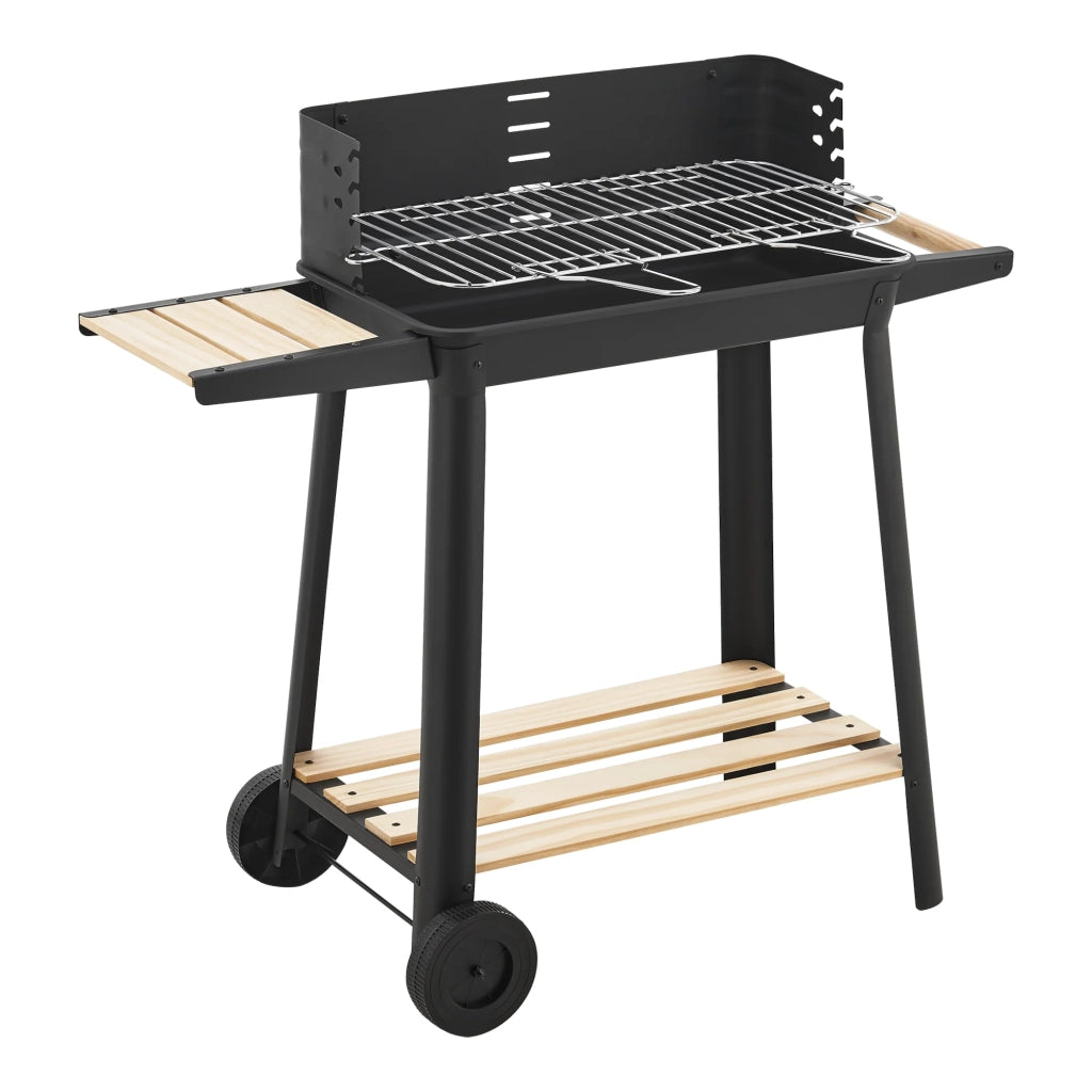 Carrello barbecue 78 x 86 x 30 cm per carbone naturale nero 03_0009210
