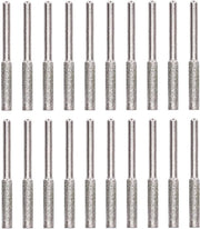 Testa per sega a catena - 20 pezzi, alta durezza, installazione facile, schiuma di protezione, duraturo, frese di riparazione (argento 4 mm)