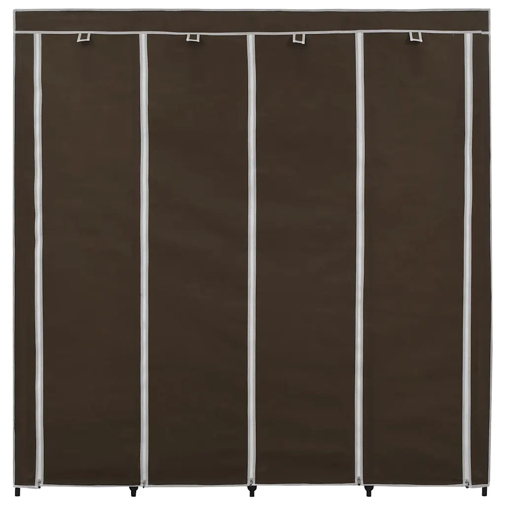 Guardaroba con 4 Scomparti Marrone 175x45x170 cm cod mxl 66123