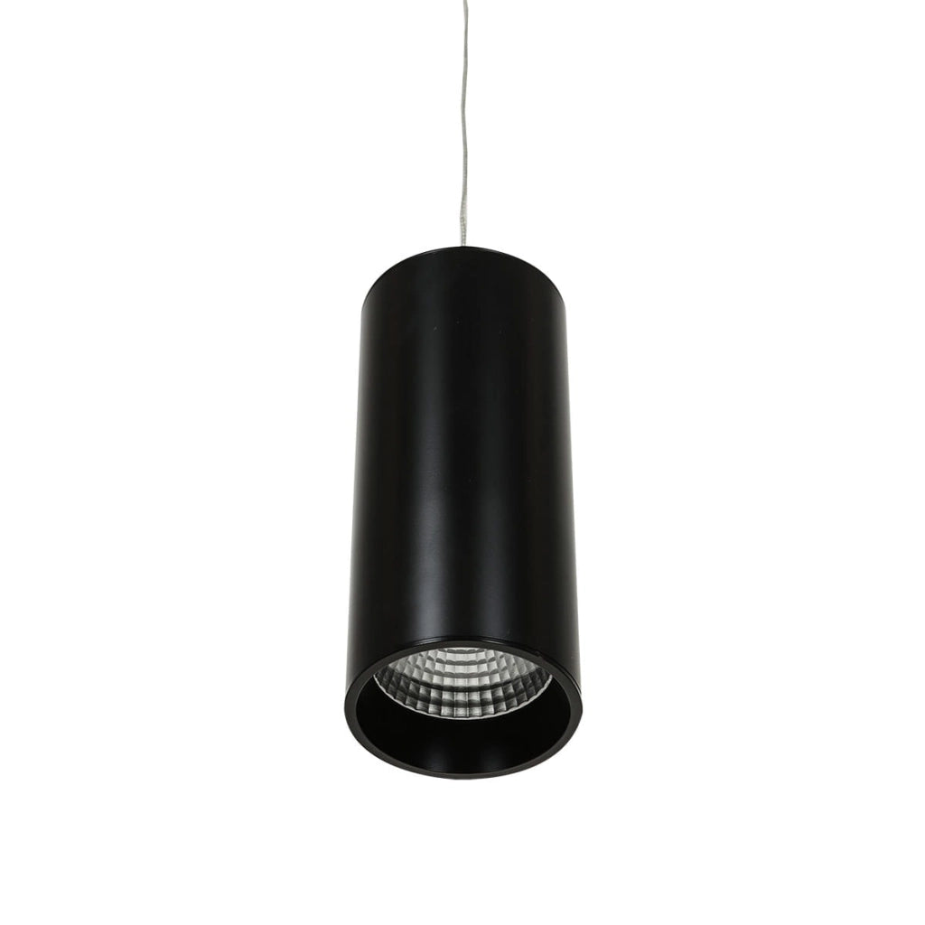 Italux Moldes lampada a sospensione LED 12W nera 4000K