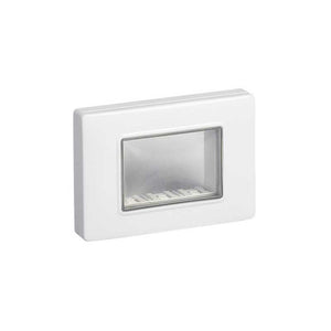 14943.01 Calotta da Parete IP55 a 3 Moduli con Viti Bianco