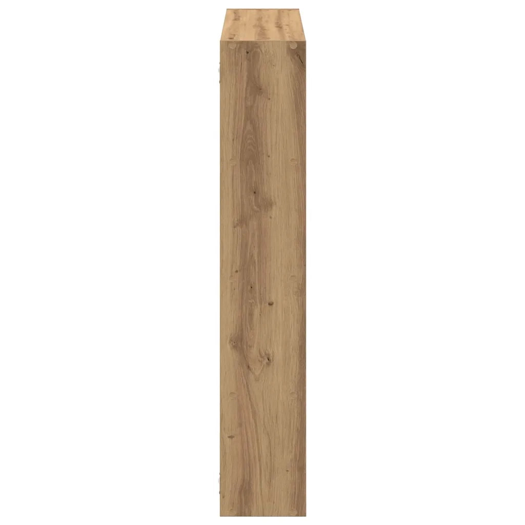 vidaXL Mensola a Muro Cubo 12 Scomparti Truciolato Rovere Artigianale