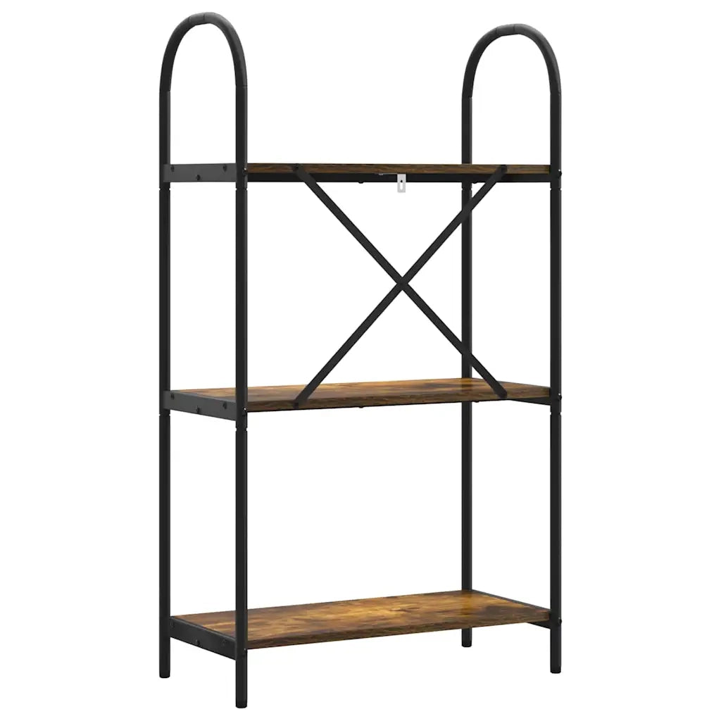 Libreria Rovere fumé 60 x 30 x 109 cm Legno multistrato 879919