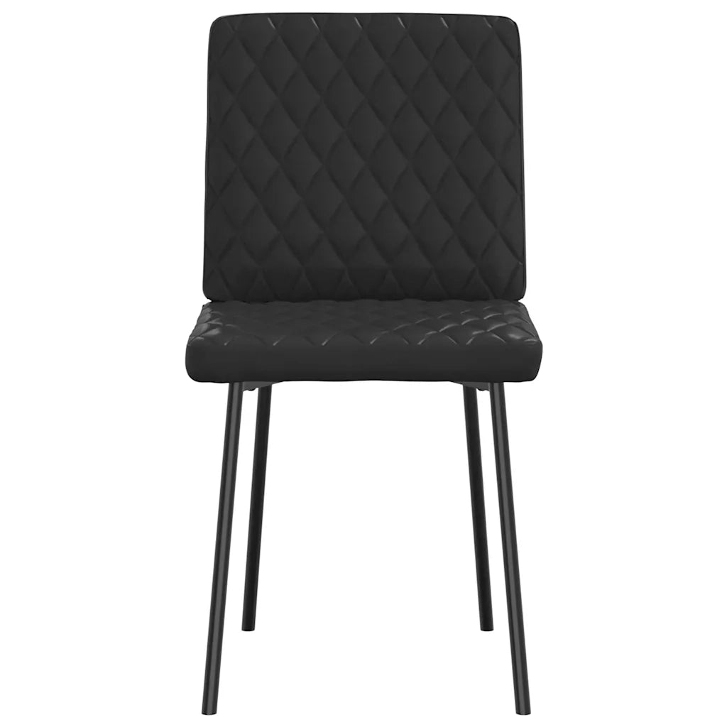 Sedie da Pranzo 2 pz Nere in Similpelle 4101118