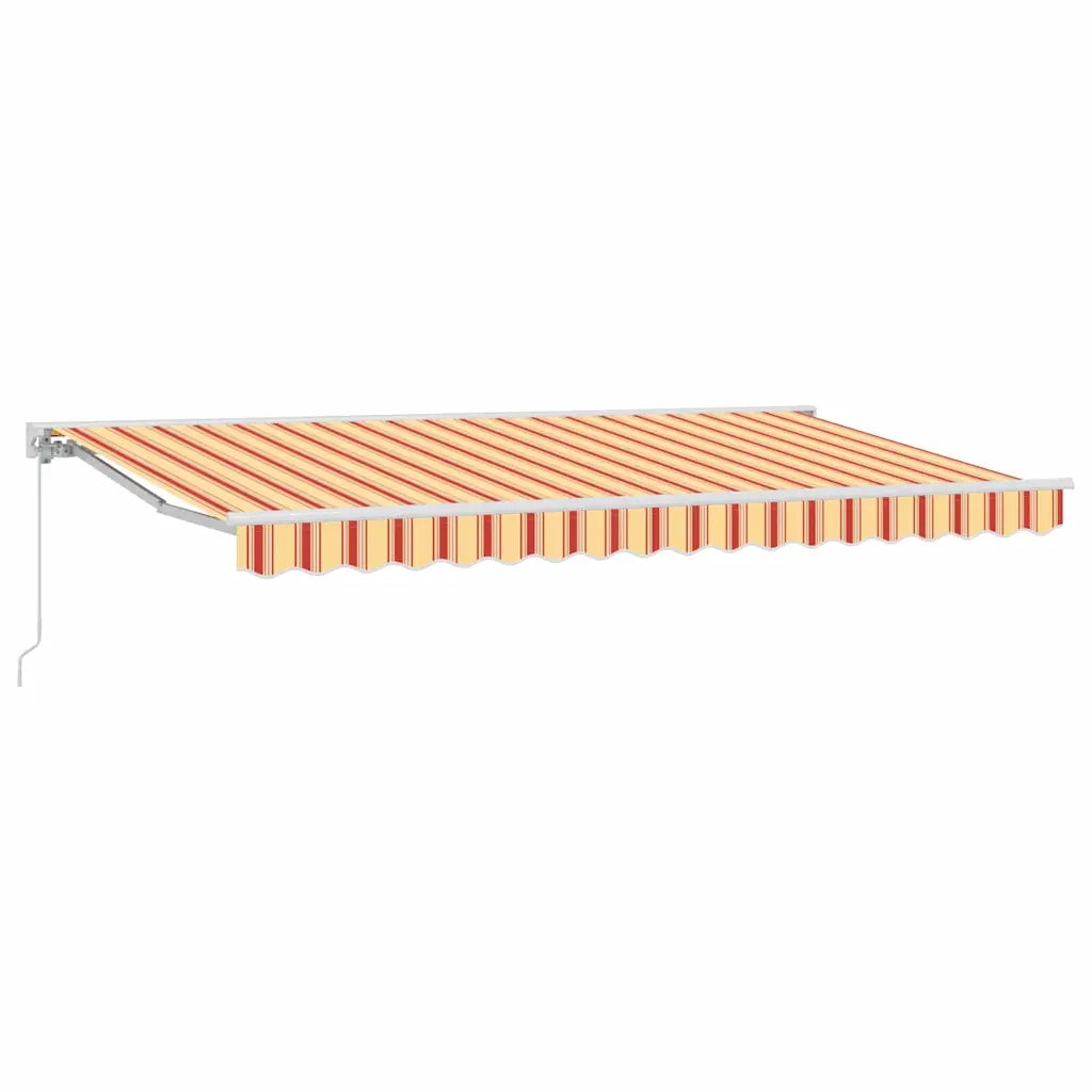 vidaXL Tenda Retrattile Striscia Multicolore 400x200 cm Tessuto