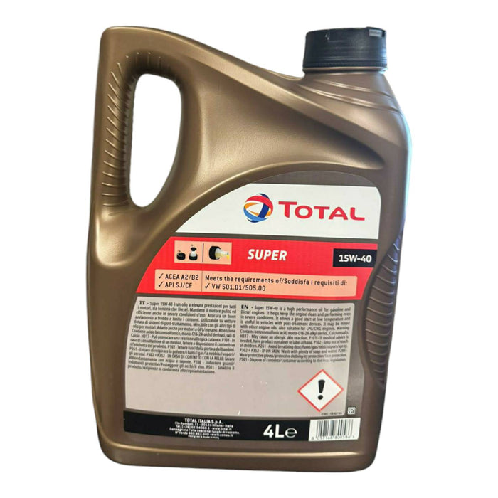 OLIO TOTAL SUPER 15W - 40 LT. 4