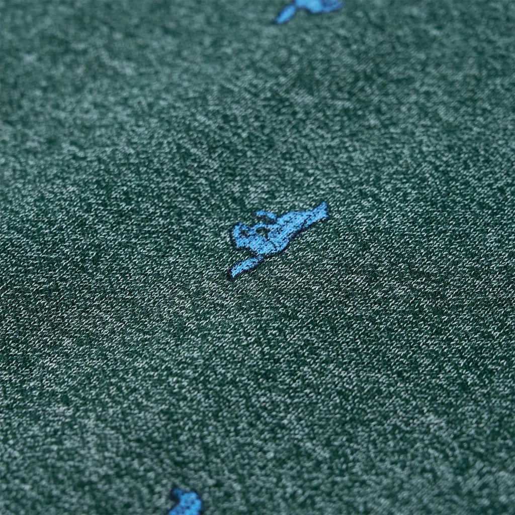 Felpa da Bambino Verde Scuro Mélange 116 12971