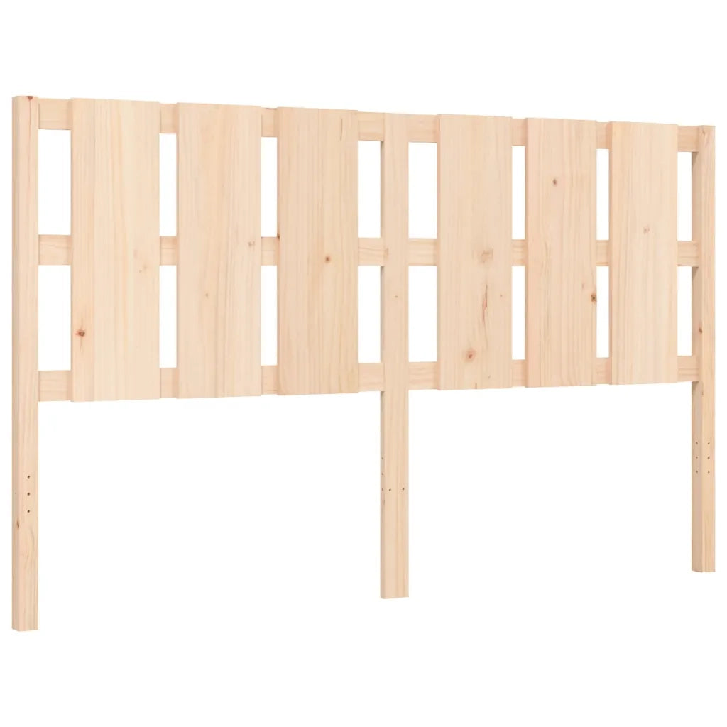 Giroletto con Testiera-Struttura Letto con testiera 160x200 cm in Legno Massello 880330