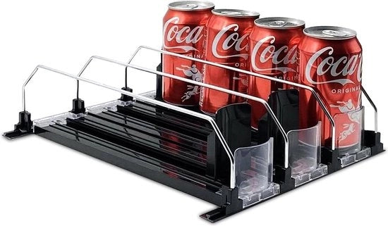 Organizzatore di Bicchieri per Frigorifero con Scheda Mobili, Set da 3