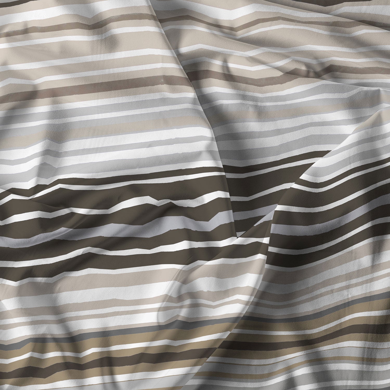 Set Lenzuola Matrimoniale con Stampa Sopra Sotto e Federe Linea River Tigri