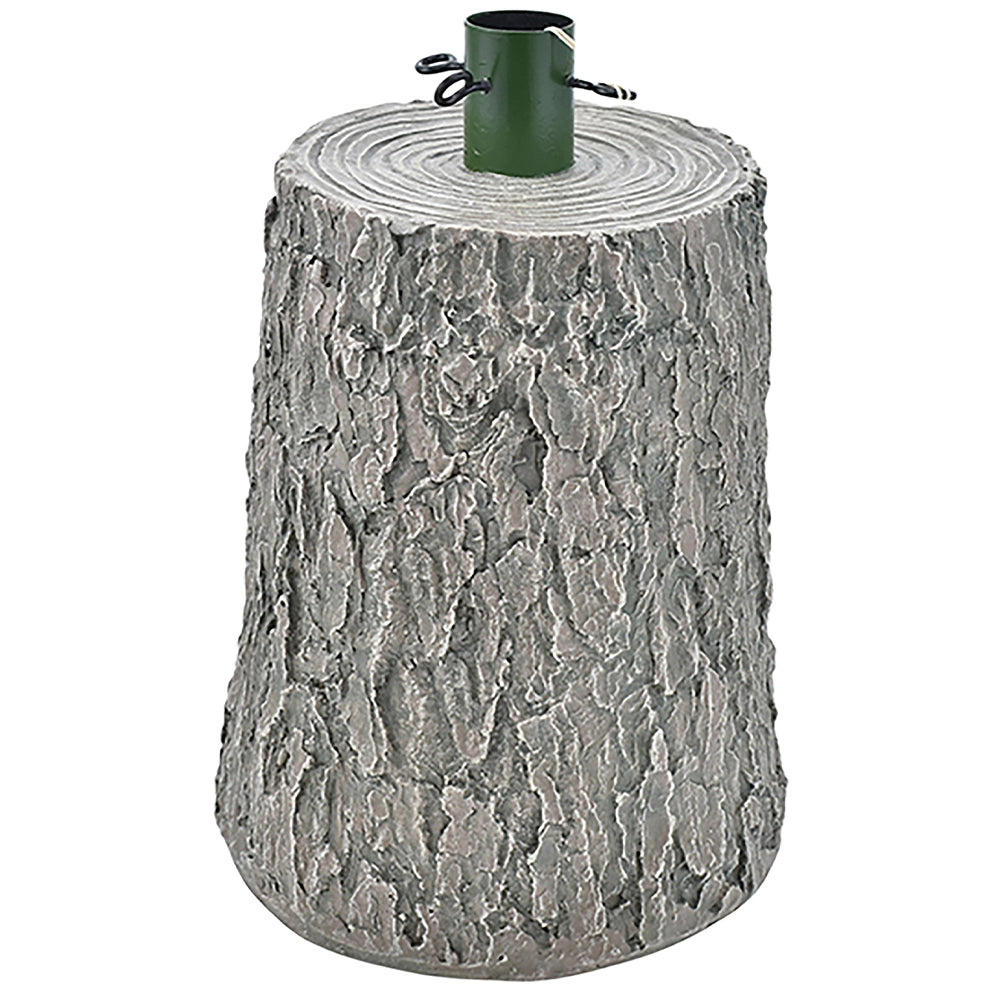 Base Supporto Albero Natale Chiaro Tronco Natalizio Attacco Universale H 55 cm