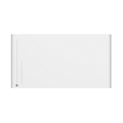 Radiatore elettrico fisso ad inerzia ceramica a secco 2000W ALBA orizzontale bianco