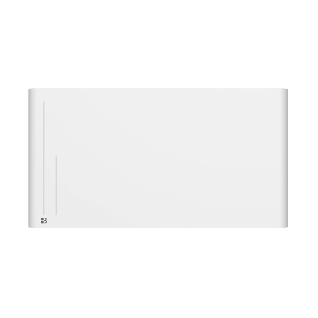 Radiatore elettrico fisso ad inerzia ceramica a secco 2000W ALBA orizzontale bianco