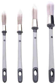 Pensili Decorativi Set 4 Pezzi - Piccole Spazzole per Vernice - Muri/Angoli/Borderi - Materiale PP+TPE di Alta Qualità - 21/22/24,8 cm - Per Decorare - Pennelli per Vernice