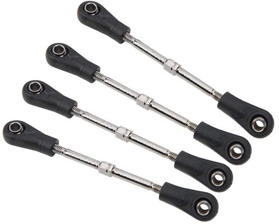 Accessori per RC Auto - Stuurstang Metallica - 4 pezzi - Adatto per 1/10 RC Auto - Resistente e Duraturo - Facile da Installare